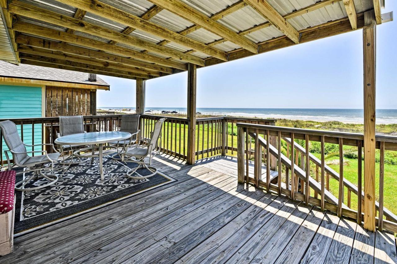 Galveston Beach House With Private Deck And Gulf Views Dış mekan fotoğraf
