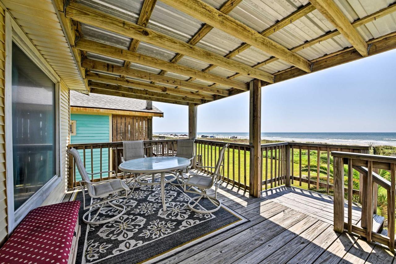 Galveston Beach House With Private Deck And Gulf Views Dış mekan fotoğraf