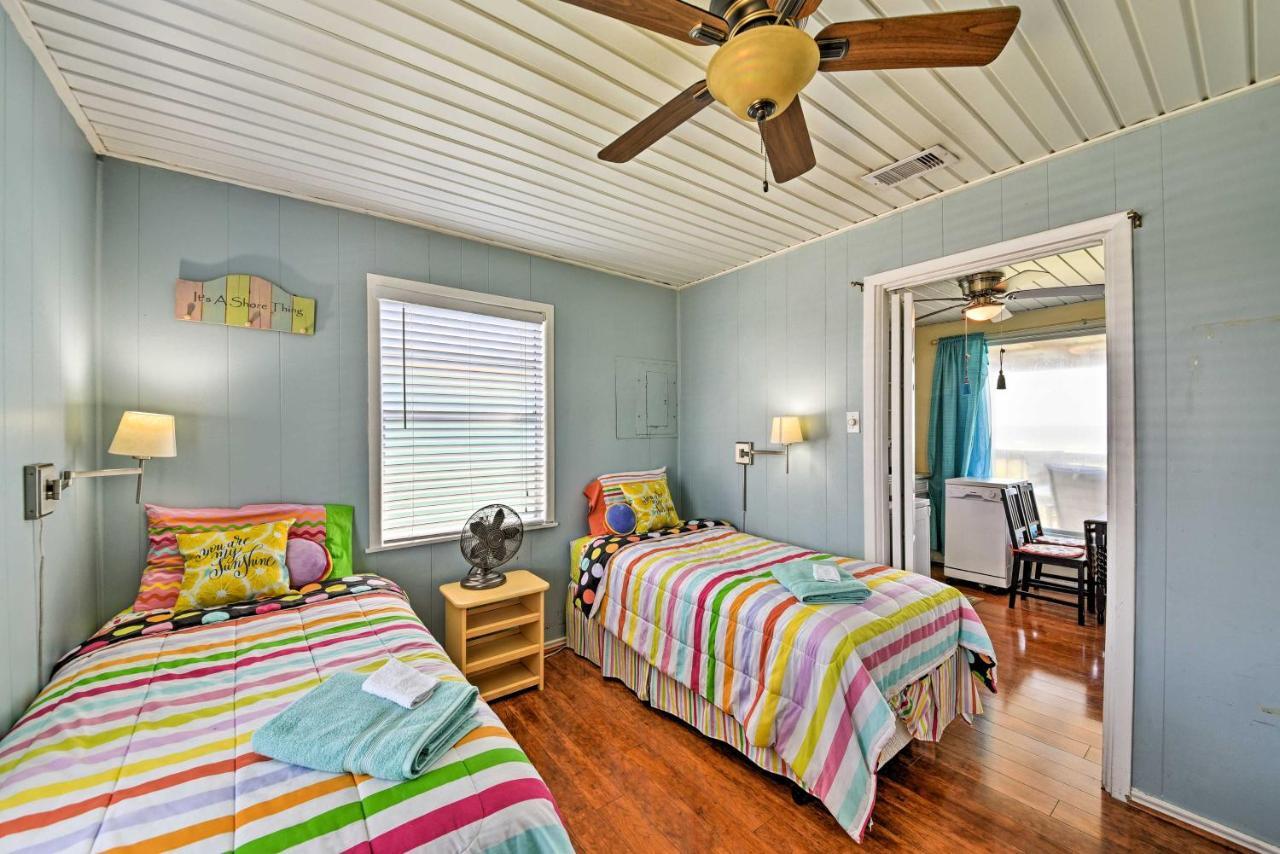 Galveston Beach House With Private Deck And Gulf Views Dış mekan fotoğraf